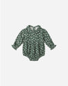CORA ROMPER || GREEN DITSY