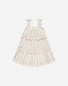 RUFFLE SWING DRESS | SUMMER STRIPE