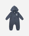 HOODED JUMPSUIT || NAVY