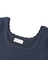 SCALLOP TEE || NAVY