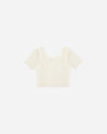 SCALLOP TEE || NATURAL