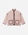 QUILTED JACKET || BLUSH FLEUR