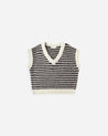SWEATER VEST || BLACK SPECKLE