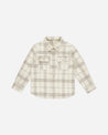 COLLARED LONG SLEEVE SHIRT || RUSTIC PLAID