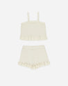 CROCHET TANK SET || IVORY