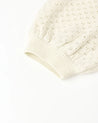 POINTELLE COLLARED TOP || NATURAL