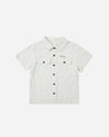 COLLARED SHIRT || RAILROAD STRIPE