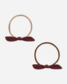 LITTLE KNOT HEADBAND || BURGUNDY