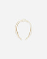 KNOTTED HEADBAND || MARIGOLD CHECK