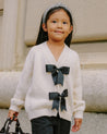 BOW CARDIGAN || NATURAL