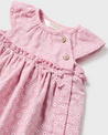 Pink Dress with Bloomer & Headband Set