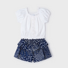 Blue Ruffled Set