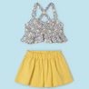 Yellow Floral Printed Set