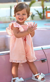 Blush Smocked Romper