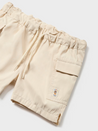 Cream Cargo Shorts