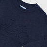 Embossed Bike Sweater