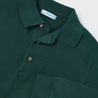 Moss Heather Knit Polo Shirt