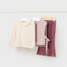 Mauve Blouse Knit Outfit