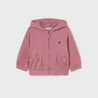 Blush Raglan Sleeved Zip Hoodie