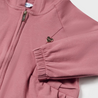 Blush Raglan Sleeved Zip Hoodie