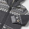 Grey Cars Zip Cardigan