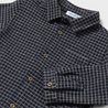 Navy Blue Jacquard Flannel Shirt