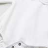 White Ruffle Collar Bodysuit