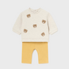 Yellow Teddy 4 Outfit Leggings Set