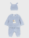 3 Piece Blue Corduroy Outfit