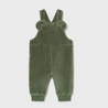 Forest Green Corduroy Teddy Overalls