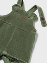 Forest Green Corduroy Teddy Overalls