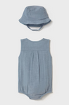 Denim Romper w/ Hat