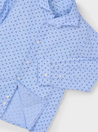 Blue Polkadot Shirt