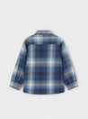 Navy Checked Overshirt
