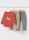 Orange Hound Tracksuit Set