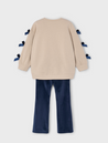Bow Sweatshirt Set