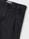 Black Wide Denim