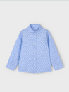 Blue Polkadot Shirt