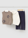 Line Floral Trouser Set