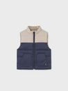 Navy Bear Reversible Vest