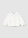 White Chiffon Blouse