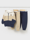 Blue Bear Sweat Outfit Set