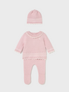 Rose Sweater Knit Outfit Set