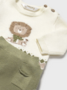 Sage Safari Knit Outfit Set