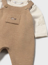 Heather Sweater Overalls Train Set