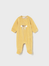 Yellow Fairy Velour Footie