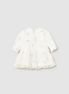 White Floral Tulle Dress
