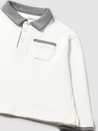 White Grey Polo