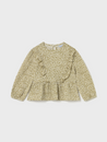 Olive Floral Blouse