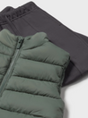 Green Jeep Vest Outfit Set
